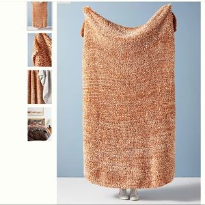 New Anthropologie Faux Fur Blanket